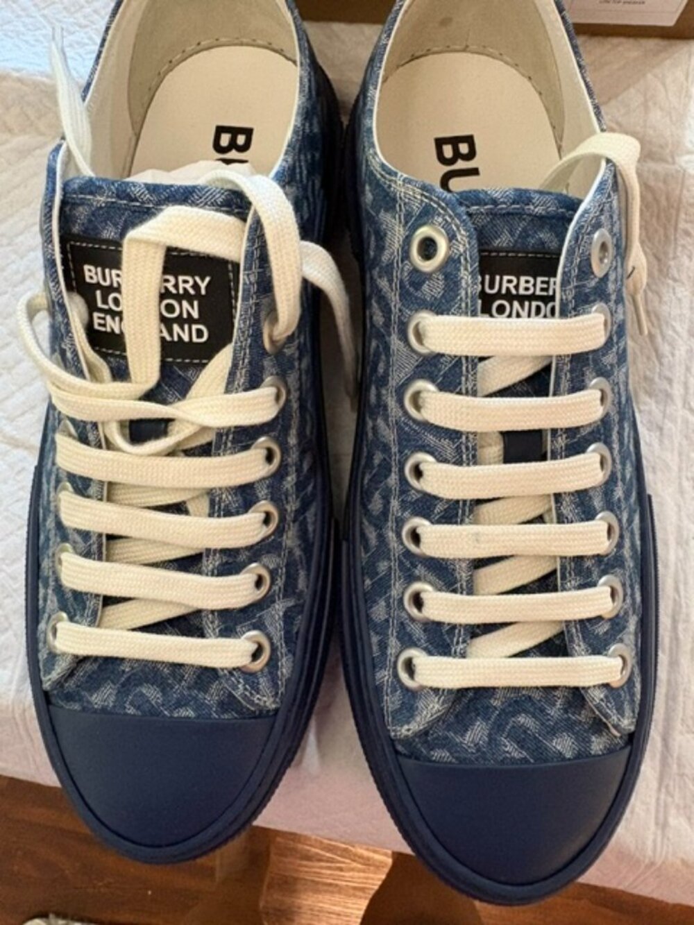 Burberry Jean Tennis Shoes
